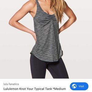 Lululemon Knot your typical tank size 4